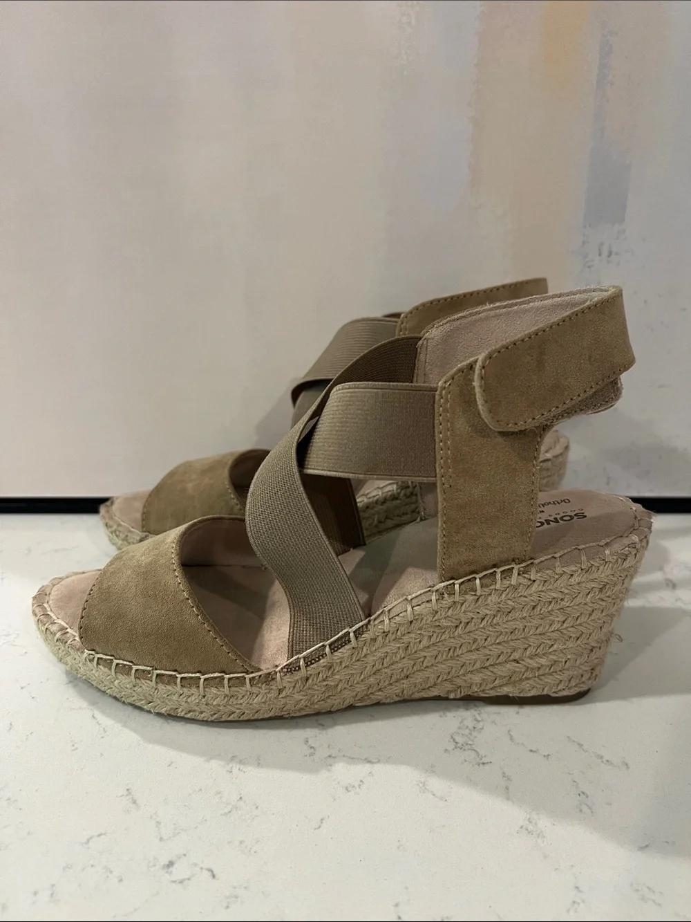 Sonoma Goods For Life Hornbeam women's espadrille wedges size 8